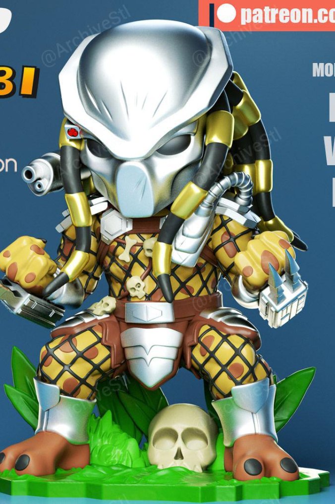 铁血战士 Predator 3D打印图纸